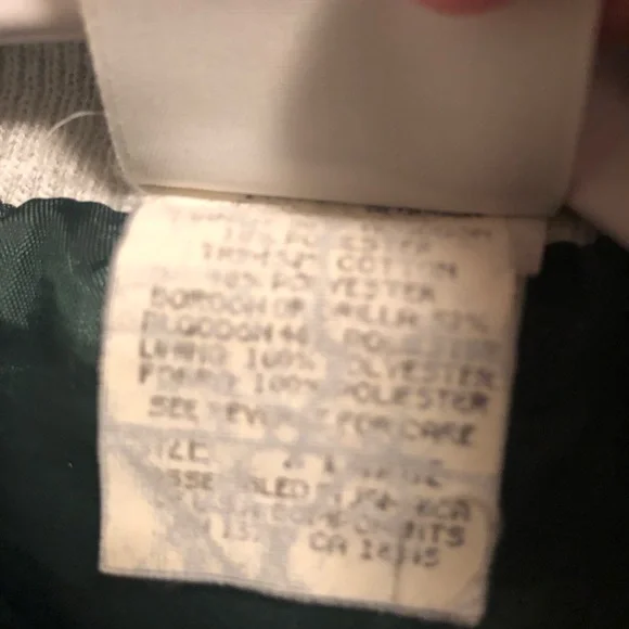 🎠 Vintage Disney Green & Grey Varsity Jacket- 147A $50 or $45 w/offer - Picture 5 of 8